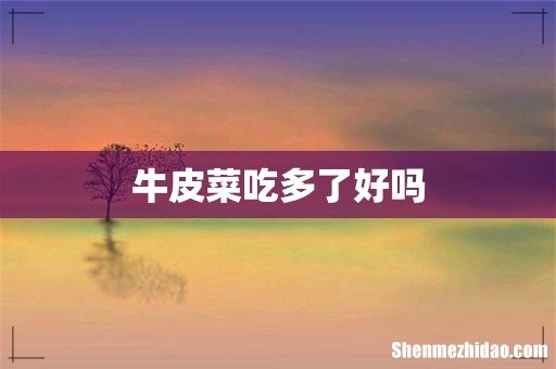 牛皮菜吃多了好吗