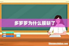 多罗罗为什么腰斩了