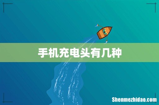 手机充电头有几种