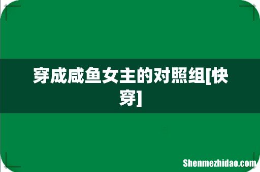 穿成咸鱼女主的对照组[快穿]
