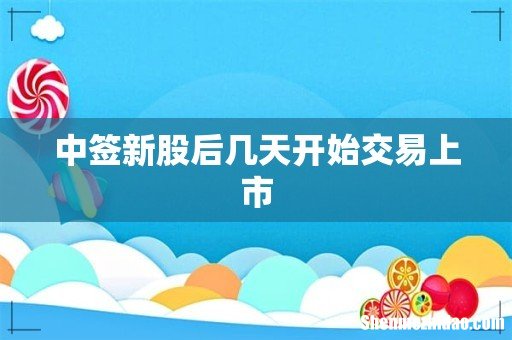 中签新股后几天开始交易上市