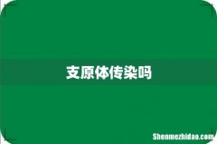 支原体传染吗