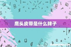 鹰头皮带是什么牌子