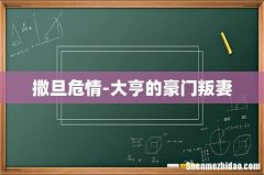 撒旦危情-大亨的豪门叛妻
