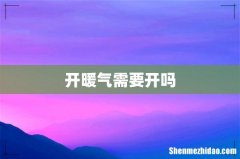 开暖气需要开吗