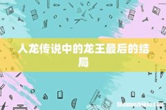 人龙传说中的龙王最后的结局