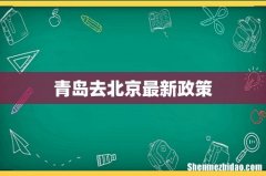 青岛去北京最新政策