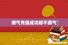 燃气充值成功却不通气