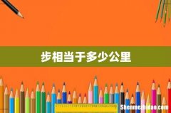 步相当于多少公里