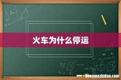 火车为什么停运