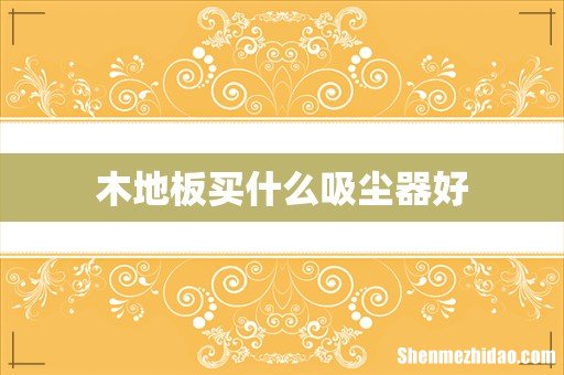 木地板买什么吸尘器好