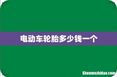 电动车轮胎多少钱一个