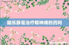 脑乐静是治疗精神病的药吗
