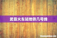 武昌火车站地铁几号线