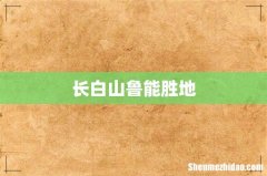 长白山鲁能胜地