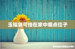 玉福袋可挂在家中哪点位子