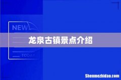 龙泉古镇景点介绍