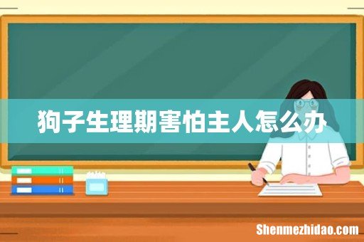 狗子生理期害怕主人怎么办