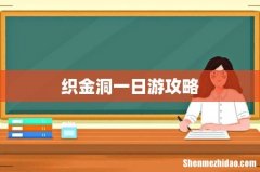 织金洞一日游攻略