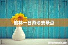 榆林一日游必去景点
