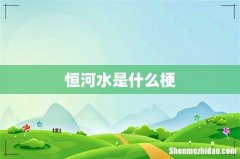 恒河水是什么梗