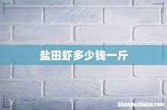 盐田虾多少钱一斤