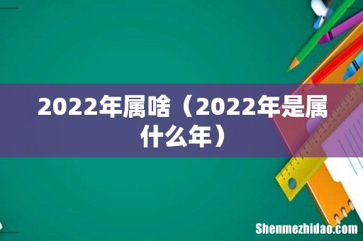 2022年是属什么年 2022年属啥