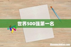 世界500强第一名