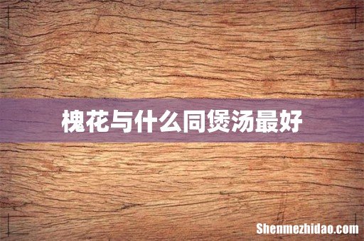 槐花与什么同煲汤最好