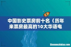 历年来票房最高的10大华语电影 中国影史票房前十名