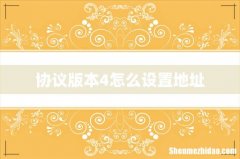 协议版本4怎么设置地址