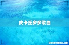 皮卡丘多多歌曲