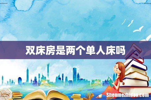 双床房是两个单人床吗