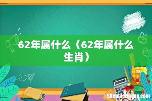62年属什么生肖 62年属什么