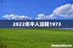 2022年牛人运程1973