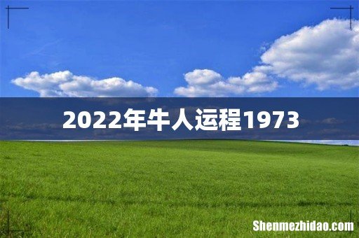 2022年牛人运程1973