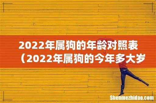 2022年属狗的年龄对照表(2022年属狗的今年多大岁数)