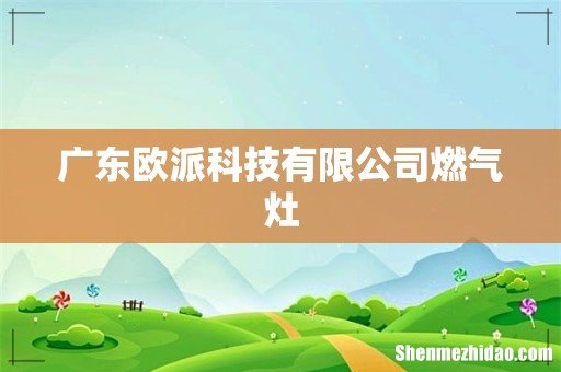 广东欧派科技有限公司燃气灶