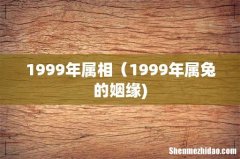 1999年属相（1999年属兔的姻缘)