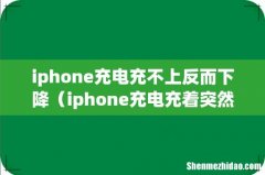 iphone充电充着突然充不了什么原因 iphone充电充不上反而下降
