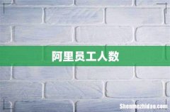 阿里员工人数