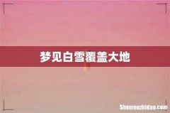 梦见白雪覆盖大地