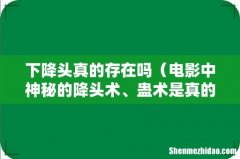 电影中神秘的降头术、蛊术是真的吗 下降头真的存在吗