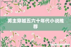 男主穿越五六十年代小说推荐