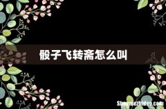 骰子飞转斋怎么叫