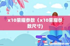 x10荣耀参数（x10荣耀参数尺寸)
