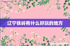 辽宁铁岭有什么好玩的地方