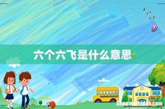 六个六飞是什么意思