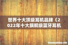 2022年十大旗舰级蓝牙耳机 世界十大顶级耳机品牌