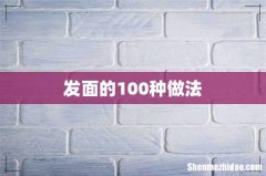 发面的100种做法